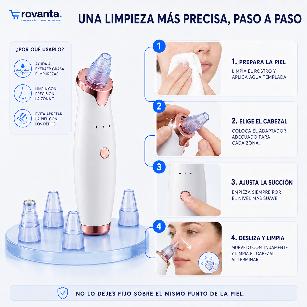 SUCCIONADOR DE PUNTOS NEGROS ROVANTA