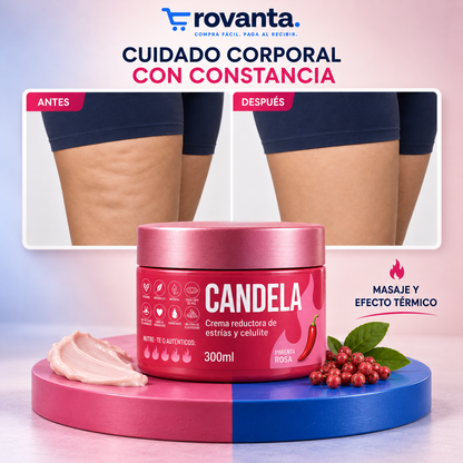 CANDELA – Crema Corporal Reductora de Estrías y Celulitis